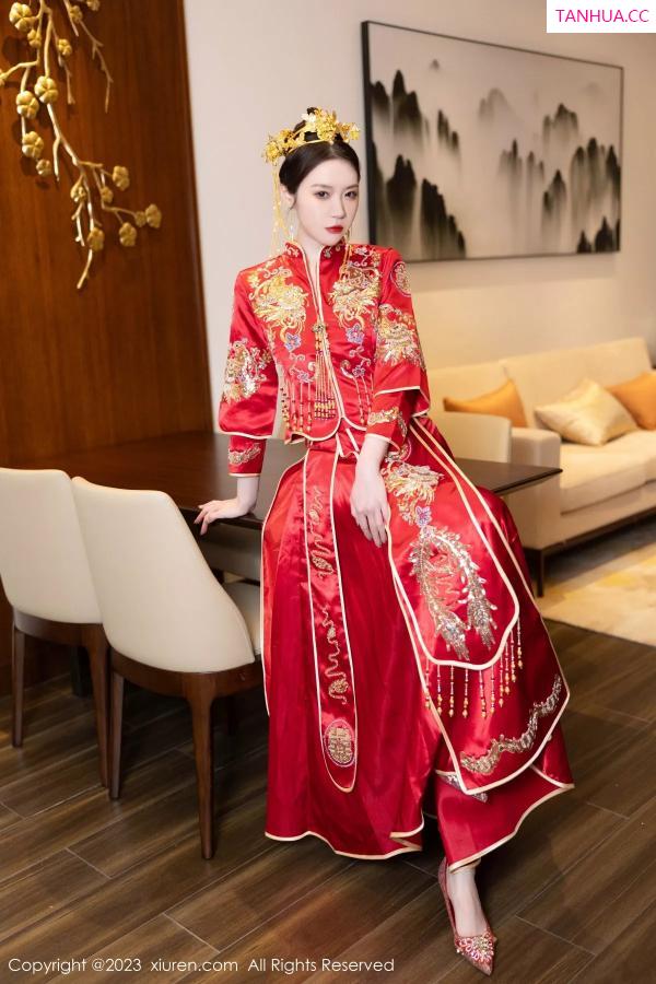 梦心玥  [XiuRen]高清写真图 2023.12.05 No.7766 梦心玥 婚嫁美腿第4张图片